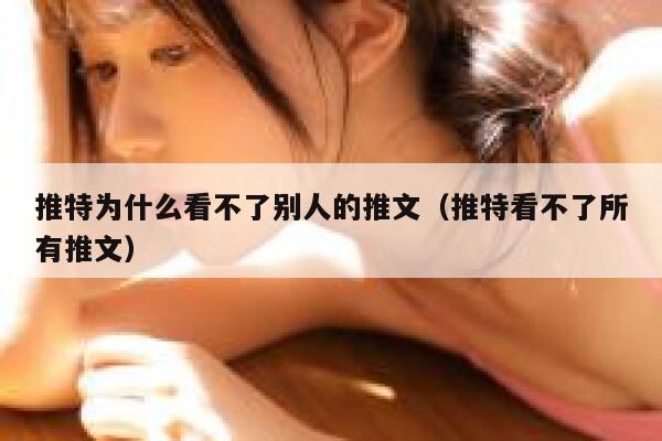 推特为什么看不了别人的推文（推特看不了所有推文） 第1张