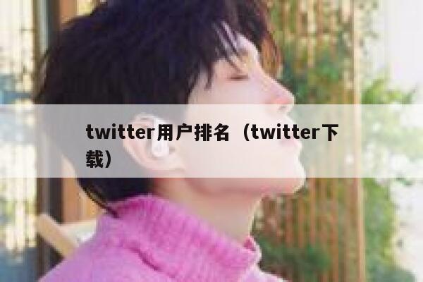 twitter用户排名（twitter下载） 第1张