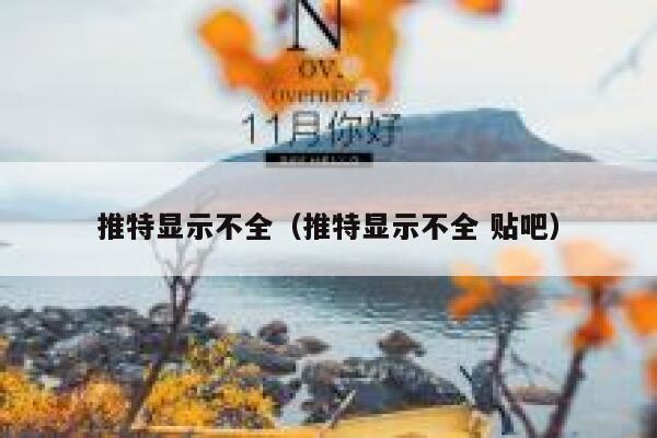 推特显示不全（推特显示不全 贴吧） 第1张
