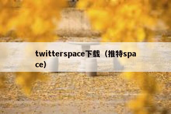 twitterspace下载（推特space） 第1张