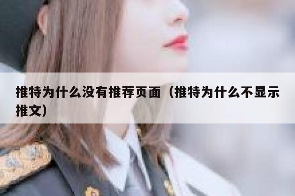 推特为什么没有推荐页面（推特为什么不显示推文） 第1张