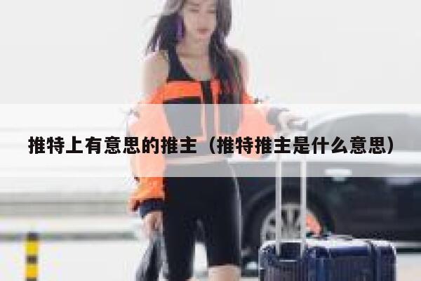 推特上有意思的推主（推特推主是什么意思） 第1张