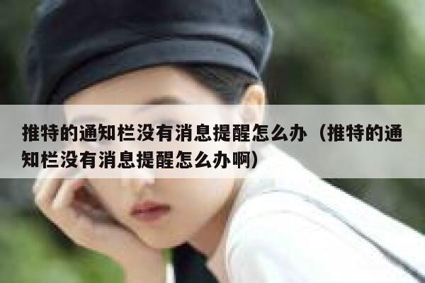 推特的通知栏没有消息提醒怎么办（推特的通知栏没有消息提醒怎么办啊） 第1张