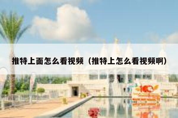 推特上面怎么看视频（推特上怎么看视频啊） 第1张