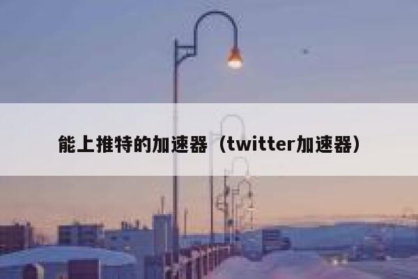 能上推特的加速器（twitter加速器） 第1张