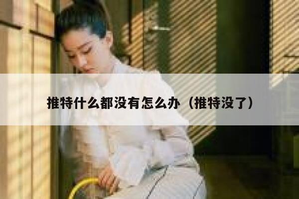 推特什么都没有怎么办（推特没了） 第1张