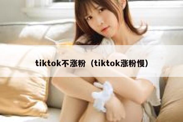 tiktok不涨粉（tiktok涨粉慢） 第1张