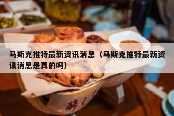 马斯克推特最新资讯消息（马斯克推特最新资讯消息是真的吗） 第1张