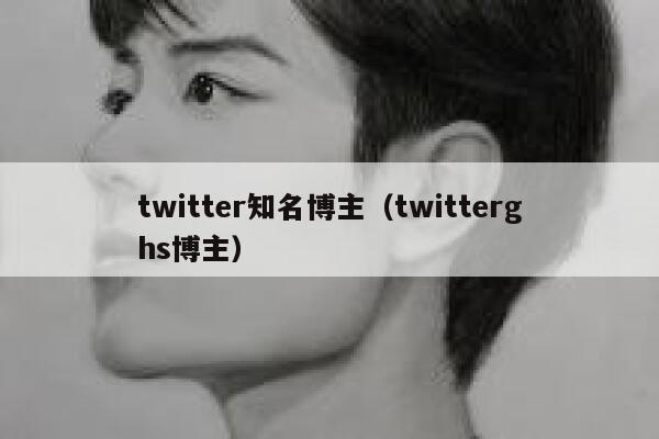 twitter知名博主（twitterghs博主） 第1张