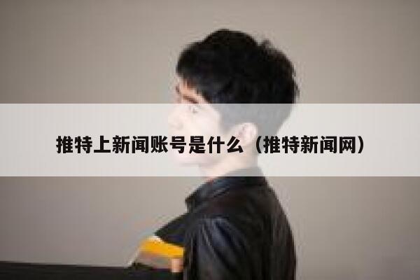 推特上新闻账号是什么（推特新闻网） 第1张