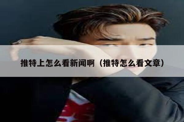 推特上怎么看新闻啊（推特怎么看文章） 第1张