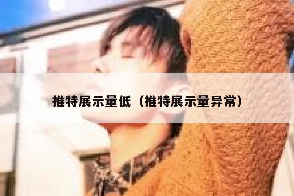 推特展示量低（推特展示量异常） 第1张