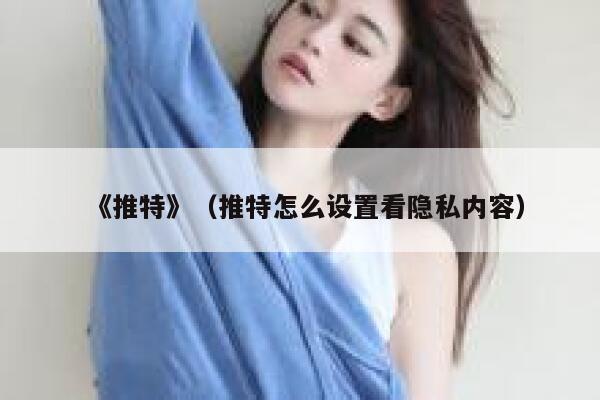 《推特》（推特怎么设置看隐私内容） 第1张