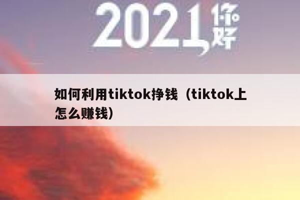 如何利用tiktok挣钱（tiktok上怎么赚钱） 第1张