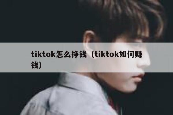 tiktok怎么挣钱（tiktok如何赚钱） 第1张