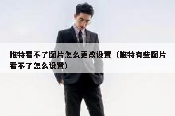 推特看不了图片怎么更改设置（推特有些图片看不了怎么设置） 第1张