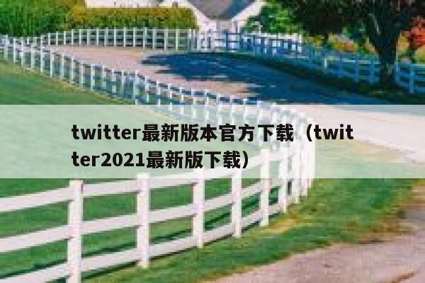 twitter最新版本官方下载（twitter2021最新版下载） 第1张