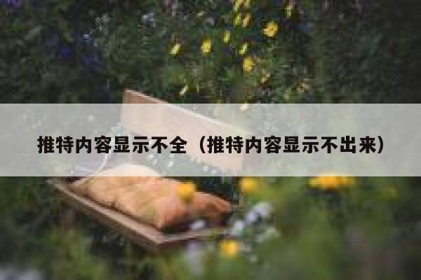 推特内容显示不全（推特内容显示不出来） 第1张