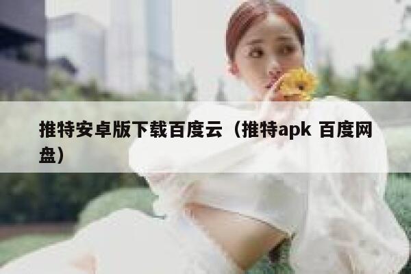 推特安卓版下载百度云（推特apk 百度网盘） 第1张