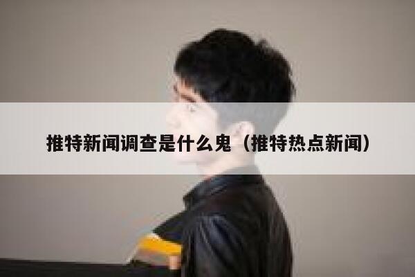 推特新闻调查是什么鬼（推特热点新闻） 第1张