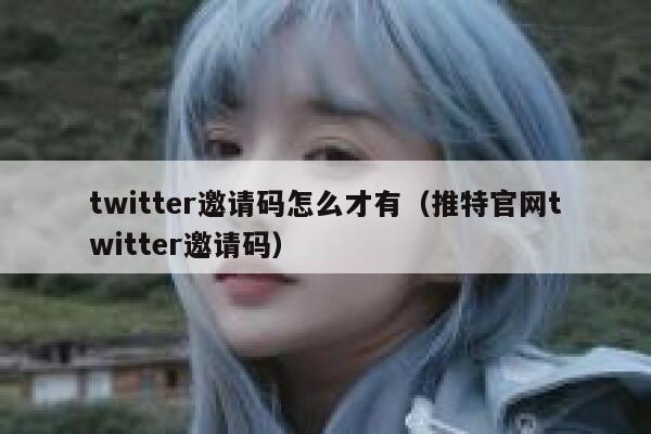 twitter邀请码怎么才有（推特官网twitter邀请码） 第1张