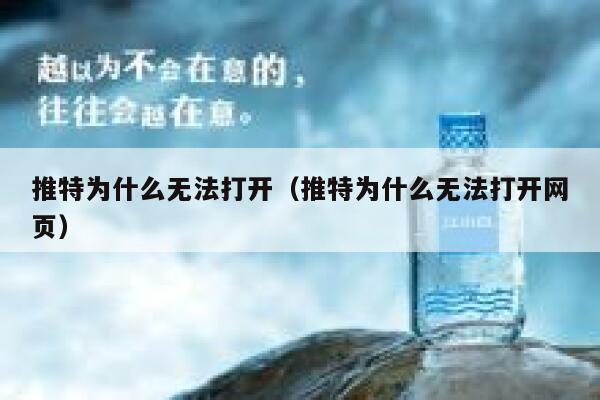 推特为什么无法打开（推特为什么无法打开网页） 第1张