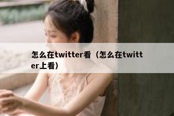怎么在twitter看（怎么在twitter上看） 第1张