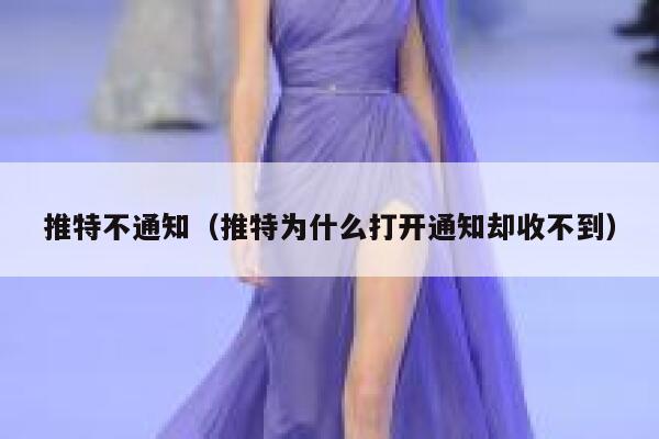 推特不通知（推特为什么打开通知却收不到） 第1张