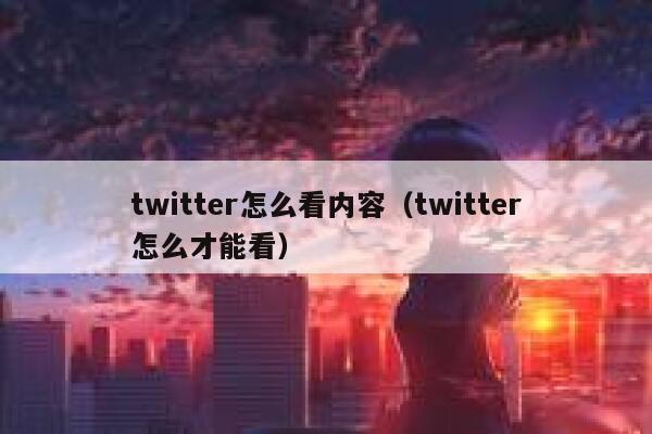 twitter怎么看内容（twitter怎么才能看） 第1张