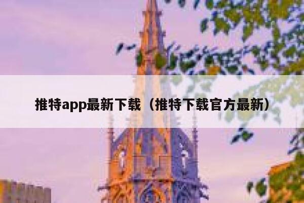 推特app最新下载（推特下载官方最新） 第1张