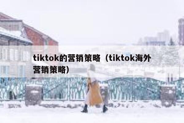 tiktok的营销策略（tiktok海外营销策略） 第1张