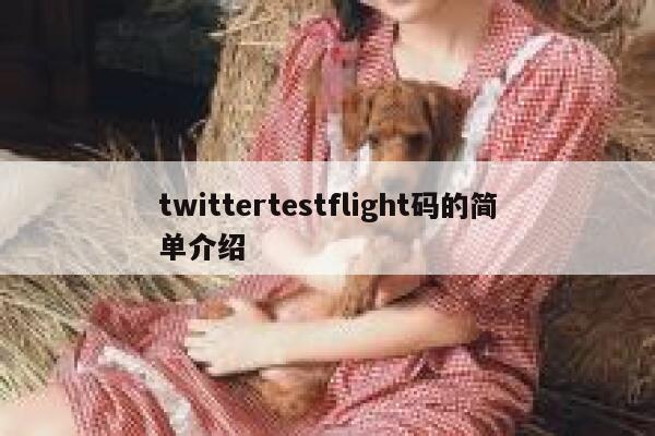 twittertestflight码的简单介绍 第1张