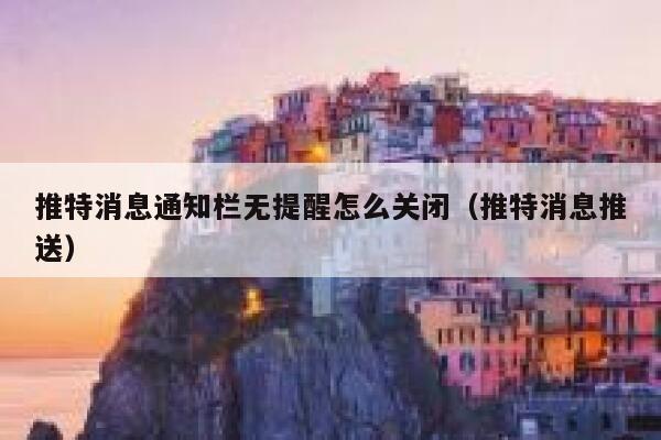 推特消息通知栏无提醒怎么关闭（推特消息推送） 第1张