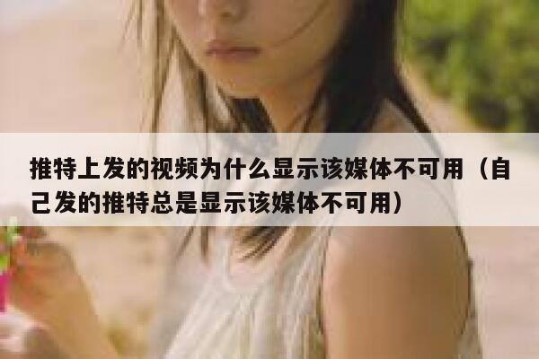 推特上发的视频为什么显示该媒体不可用（自己发的推特总是显示该媒体不可用） 第1张