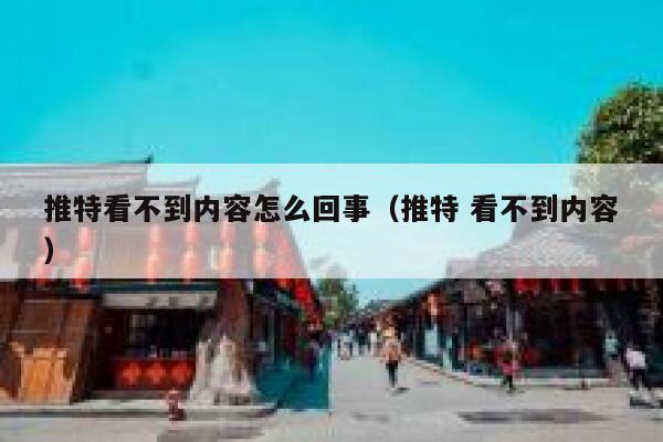 推特看不到内容怎么回事（推特 看不到内容） 第1张