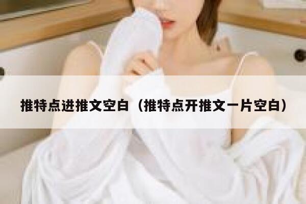 推特点进推文空白（推特点开推文一片空白） 第1张
