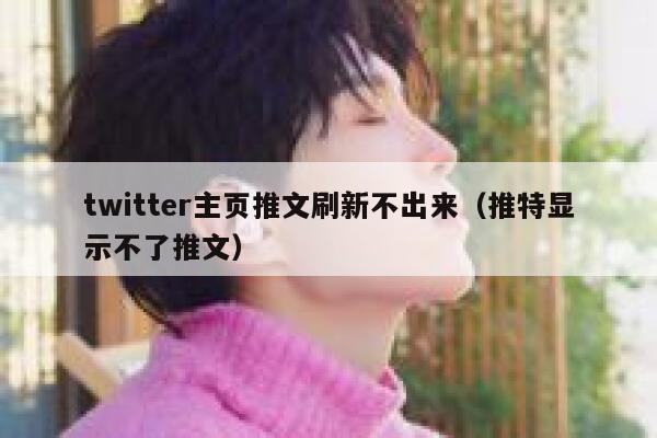 twitter主页推文刷新不出来（推特显示不了推文） 第1张