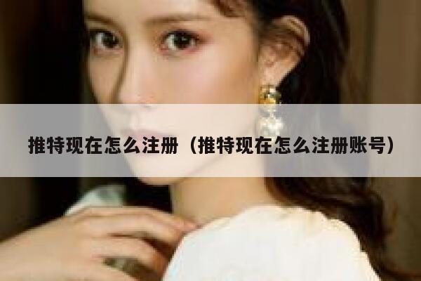 推特现在怎么注册（推特现在怎么注册账号） 第1张