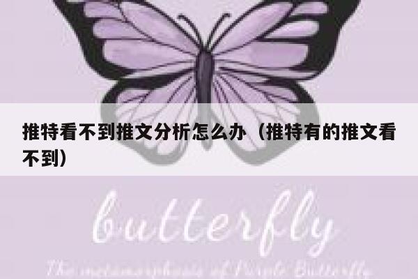 推特看不到推文分析怎么办（推特有的推文看不到） 第1张