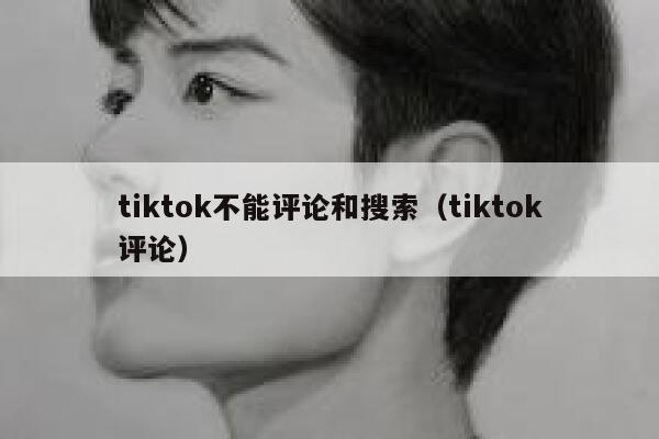 tiktok不能评论和搜索（tiktok评论） 第1张