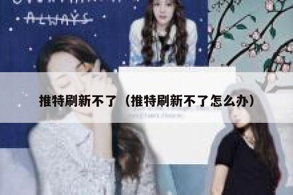 推特刷新不了（推特刷新不了怎么办） 第1张