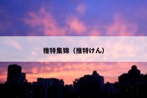 推特集锦（推特けん） 第1张