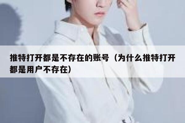 推特打开都是不存在的账号（为什么推特打开都是用户不存在） 第1张