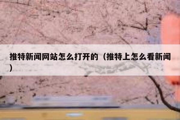 推特新闻网站怎么打开的（推特上怎么看新闻） 第1张