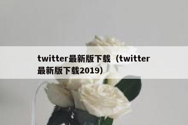 twitter最新版下载（twitter最新版下载2019） 第1张