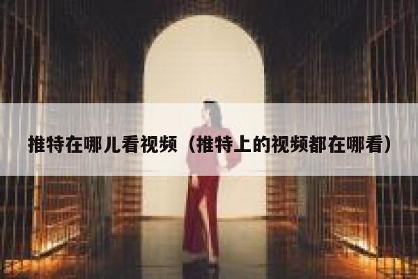 推特在哪儿看视频（推特上的视频都在哪看） 第1张