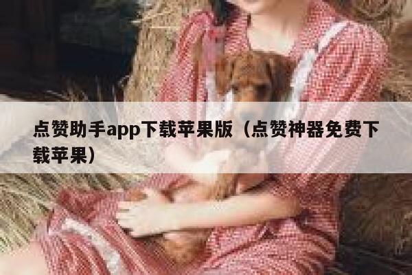 点赞助手app下载苹果版（点赞神器免费下载苹果） 第1张