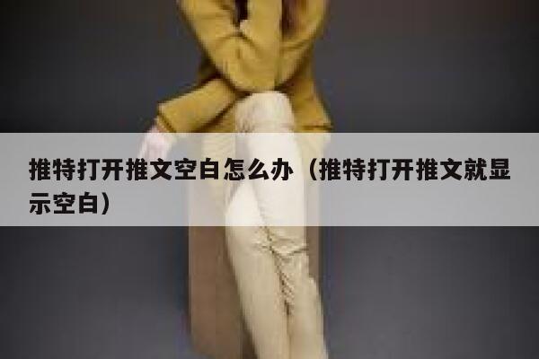 推特打开推文空白怎么办（推特打开推文就显示空白） 第1张
