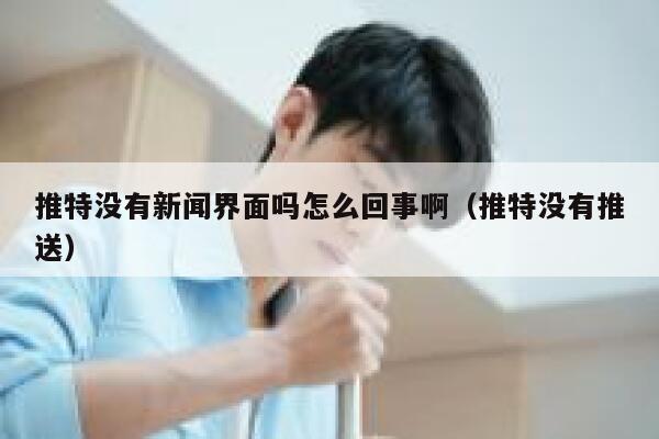 推特没有新闻界面吗怎么回事啊（推特没有推送） 第1张
