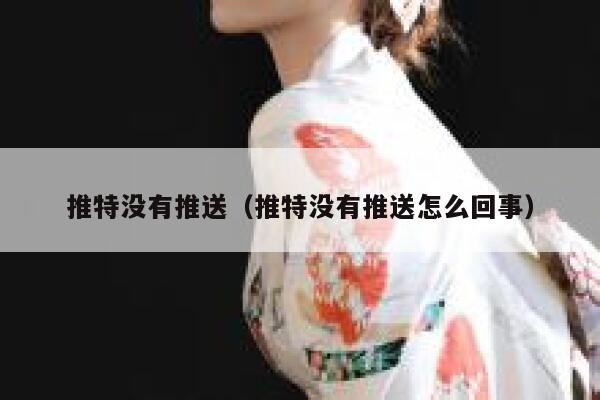 推特没有推送（推特没有推送怎么回事） 第1张